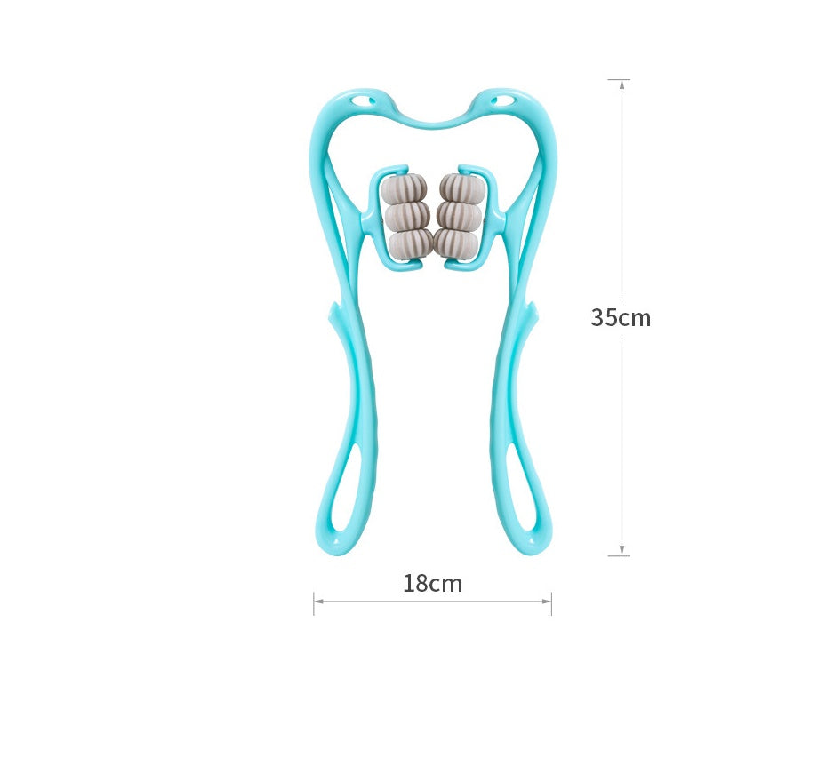 Six-Wheel Neck Massager – Roller Massage Tool